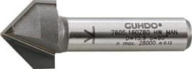 HW-V-Nutfräser Z2 S8 D16 90G Guhdo Produktbild