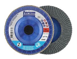 FORUM Fächerschleifscheibe 115mm, gewölbt, ZK 40 trimmbar Produktbild