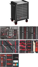 VIGOR Werkstattwagen Series&nbsp;L ∙ mit Sortiment ∙ V1901-X/376 ∙ 376-teilig ∙ Anzahl Werkzeuge: 376 Produktbild