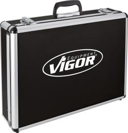 VIGOR Koffer ∙ leer ∙ V2400 ∙ L x B x H: 510 mm x 410 mm x 140 mm Produktbild