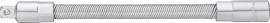 VIGOR Flexible Verlängerung ∙ V2457N ∙ 1/4 Zoll (6,3 mm) Vierkant hohl ∙ 1/4 Zoll (6,3 mm) Vierkant massiv ∙ 145 mm Produktbild