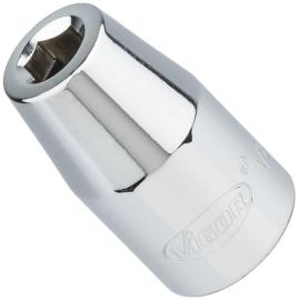 VIGOR Bit Adapter ∙ V2647N ∙ 1/2 Zoll (12,5 mm) Vierkant hohl ∙ 5/16 Zoll (8 mm) Sechskant hohl ∙ 37 mm Produktbild
