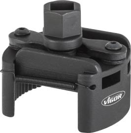 VIGOR Ölfilter-Spannschlüssel ∙ 60&nbsp;–&nbsp;80&nbsp;mm ∙ universal ∙ V4413 ∙ 21 mm Außen-Sechskant, 1/2 Zoll (12,5 mm) Vierkant hohl ∙ 60 - 80 mm Produktbild