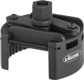 VIGOR Ölfilter-Spannschlüssel ∙ 80&nbsp;–&nbsp;115&nbsp;mm ∙ universal ∙ V4414 ∙ 22 mm Außen-Sechskant, 1/2 Zoll (12,5 mm) Vierkant hohl ∙ 80 - 115 mm Produktbild