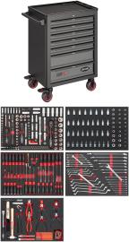 VIGOR Werkstattwagen Series&nbsp;L ∙ mit Sortiment ∙ V4560 ∙ 344-teilig ∙ Anzahl Werkzeuge: 344 Produktbild