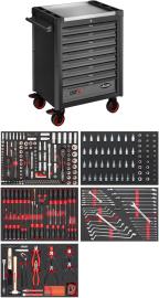 VIGOR Werkstattwagen Series&nbsp;L ∙ mit Sortiment ∙ V4560-X ∙ 344-teilig ∙ Anzahl Werkzeuge: 344 Produktbild