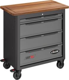 VIGOR Mobile Werkbank Series&nbsp;XL ∙ leer ∙ V4814 ∙ L x B x H: 907 mm x 481 mm x 990 mm Produktbild