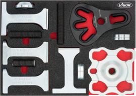 VIGOR Kompakt-Radlager und Radnabe Erweiterungs Satz ∙ V5549-1N ∙ 13-teilig ∙ Anzahl Werkzeuge: 13 Produktbild