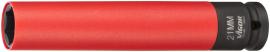 VIGOR Schlagschrauber Steckschlüsseleinsatz ∙ lang ∙ V5932 ∙ 1/2 Zoll (12,5 mm) Vierkant hohl ∙ Außen Sechskant Profil ∙ SW 21 mm Produktbild