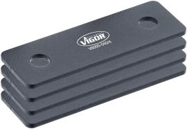 VIGOR Verbindungsplättchen Satz ∙ V6000-040/4 ∙ 4-teilig ∙ Anzahl Werkzeuge: 4 Produktbild
