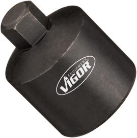 VIGOR Steckschlüsseleinsatz ∙ V7158-1 ∙ 3/8 Zoll (10 mm) Vierkant hohl ∙ Außen Sechskant Profil ∙ SW 7 mm Produktbild