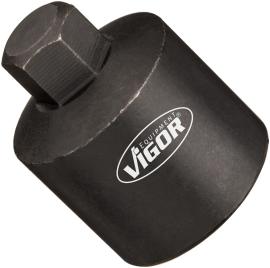 VIGOR Steckschlüsseleinsatz ∙ V7158-2 ∙ 3/8 Zoll (10 mm) Vierkant hohl ∙ Außen Sechskant Profil ∙ SW 8 mm Produktbild