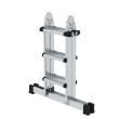 MUNK Teleskopleiter 4-teilig mit Traverse 4x3 Sprossen Produktbild img2 S