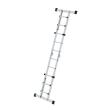 MUNK Teleskopleiter 4-teilig mit Traverse 4x3 Sprossen Produktbild img5 S