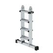 MUNK Teleskopleiter 4-teilig mit Traverse 4x4 Sprossen Produktbild img2 S