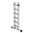 MUNK Teleskopleiter 4-teilig mit Traverse 4x6 Sprossen Produktbild img2 S
