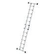 MUNK Teleskopleiter 4-teilig mit Traverse 4x6 Sprossen Produktbild img4 S