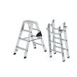 MUNK Stufen-Stehleiter-Set beidseitig begehbar steckbar inkl. Einsteckteil Produktbild img1 S