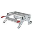 MUNK Arbeitspodest fahrbar, Stufenbreite 800 mm, Stahl-Gitterrost Produktbild img1 S