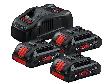 Starter Set: 3x PC 18V 4.0Ah + GAL 1880 Produktbild img1 S
