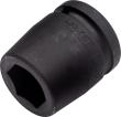 HAZET Schlag-, Maschinenschrauber Steckschlüsseleinsatz 1000S-24 ∙ 3/4 Zoll (20 mm) Vierkant hohl ∙ Außen Sechskant Profil ∙ SW 24 mm Produktbild img1 S