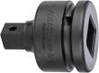 HAZET Reduzierstück 1007S-1 ∙ 3/4 Zoll (20 mm) Vierkant hohl ∙ 1/2 Zoll (12,5 mm) Vierkant massiv ∙ Länge: 56 mm Produktbild img1 S