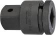 HAZET Vergrößerungsstück 1007S-2 ∙ 3/4 Zoll (20 mm) Vierkant hohl ∙ 1 Zoll (25 mm) Vierkant massiv ∙ Länge: 65 mm Produktbild img1 S