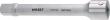 HAZET Verlängerung 1017-8 ∙ 3/4 Zoll (20 mm) Vierkant hohl ∙ 3/4 Zoll (20 mm) Vierkant massiv ∙ Länge: 200 mm Produktbild img1 S