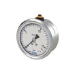 RIEGLER Glyzerinmanometer , CrNi-Stahl, G 1/4 hinten zentr., 0 - 2,5 bar, Ø 63 Produktbild