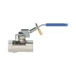 RIEGLER Kugelhahn abschließbar o. Entlüftung. MS vernickelt  Rp 3/8 Produktbild img5 S