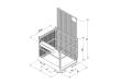 Arbeitskorb für Stapler 2 Personen, Aufnahme breite und schmale Seite, anthrazitgrau Produktbild img7 S