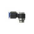 RIEGLER L-Steckverschraubung »Blaue Serie« drehbar, G1/4 a., max.15 Ø10mm Produktbild img5 S