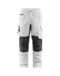 Malerhose mit Stretch Weiß/Dunkelgrau C52 Produktbild img1 S