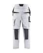 Malerhose mit Stretch Weiß/Dunkelgrau C94 Produktbild img2 S