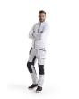 Malerhose mit Stretch Weiß/Dunkelgrau C94 Produktbild img3 S