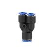 RIEGLER Y-Steckverbindung »Blaue Serie« reduzierend, Schlauch-Ø 1x12/2x10 Produktbild img1 S