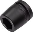 HAZET Schlag-, Maschinenschrauber Steckschlüsseleinsatz 1100S-30 ∙ 1 Zoll (25 mm) Vierkant hohl ∙ Außen Sechskant Profil ∙ SW 30 mm Produktbild img1 S