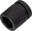 HAZET Schlag-, Maschinenschrauber Steckschlüsseleinsatz 1100S-33 ∙ 1 Zoll (25 mm) Vierkant hohl ∙ Außen Sechskant Profil ∙ SW 33 mm Produktbild img1 S