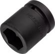 HAZET Schlag-, Maschinenschrauber Steckschlüsseleinsatz 1100S-34 ∙ 1 Zoll (25 mm) Vierkant hohl ∙ Außen Sechskant Profil ∙ SW 34 mm Produktbild img1 S