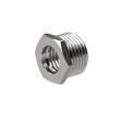 RIEGLER Reduziernippel, kurz, G 1/2 a., G 1/4 i., SW 22, Edelstahl 1.4571 Produktbild img1 S