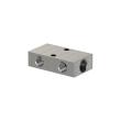 RIEGLER Verteilerleiste, Abgänge beidseitig, 2 x 1/8, 4 + 4 x M5, Alu Produktbild img1 S