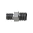 RIEGLER Doppelgewindenippel 245, AG/AG, R 3, R 2, schwarzer Temperguss Produktbild img4 S