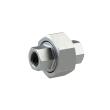 RIEGLER Verschraubung 340, IG/IG, Rp/Rp 3, schw. Temperguss feuerverzinkt Produktbild img1 S
