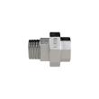 RIEGLER lös. Doppelnippel, kon. dicht., G 3/8, I/A, SW 34, ES1.4408 Produktbild img4 S