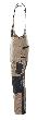 MASCOT® Augsburg Latzhose Größe 90C58, hellkhaki/schwarz Produktbild img2 S