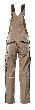 MASCOT® Augsburg Latzhose Größe 90C58, hellkhaki/schwarz Produktbild img3 S