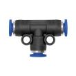 RIEGLER T-Steckverbindung »Blaue Serie« mini, Schlauch-Außen-Ø 3 Produktbild img1 S