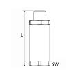 Schlauchbruchsicherung »Hose Guard«, Alu/Polyacetat, G 1/4 AG/IG Produktbild img2 S