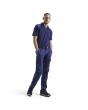 Industrie Arbeitshose Stretch mit Kniepolstertaschen Marineblau/Kornblau C58 Produktbild img3 S