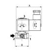 RIEGLER 3/2-Wege-MV, MS, NC, direktg, 24V DC, FPM, G 1/8, PN 0-15bar Produktbild img2 S